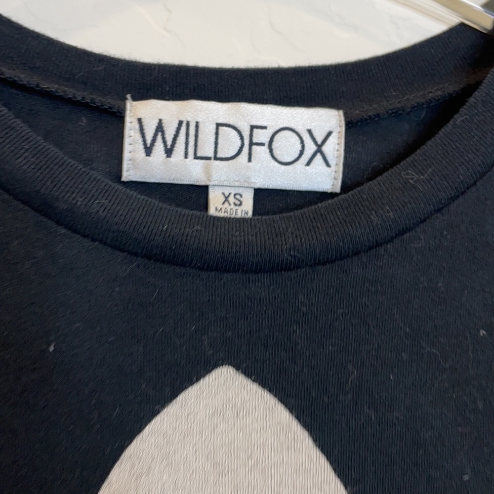 Wildfox fringe summer tee top XS oversized 🐝 - Picture 4 of 6